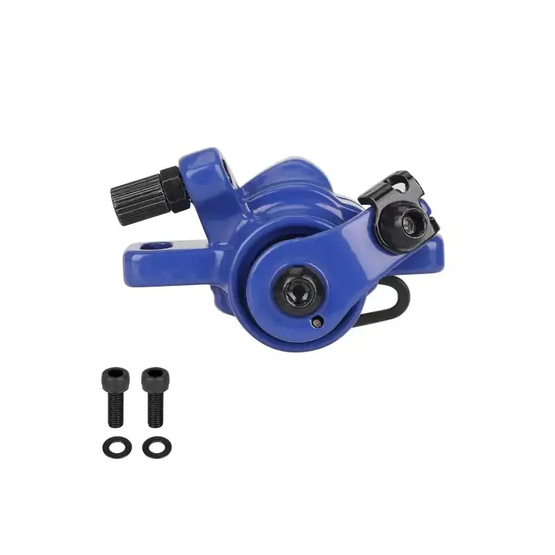 Original Blue Disc Brake Mechanical Brake Device Disc Brake Left Disc Brake Caliper for Xiaomi Mijia M365 Electric Scooter Disc Brake Left Black Front and Rear Wheel Disc Brake Equipment Brake Electric Scooter