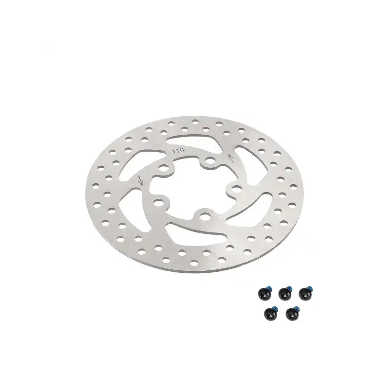 110mm Rear Brake Disc Alloy Rear Brake Pads with 5 Mounting Holes For Xiaomi Mijia M365 1S Xiaomi 3 Electric Scooter Skateboard Replacement Parts