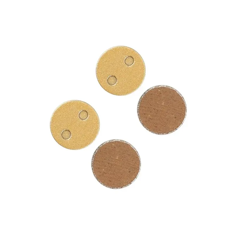 Full-Metallic Brake Pads for M365 Scooter 2 Pairs Xiaomi M365 Electric Scooter Disc Pads Brake Discs Brake Pad Bicycle Electric Scooter Parts Bicycle Replacement Resin Friction Disc Brake Parts for Bicycle Mountain Bike Lining