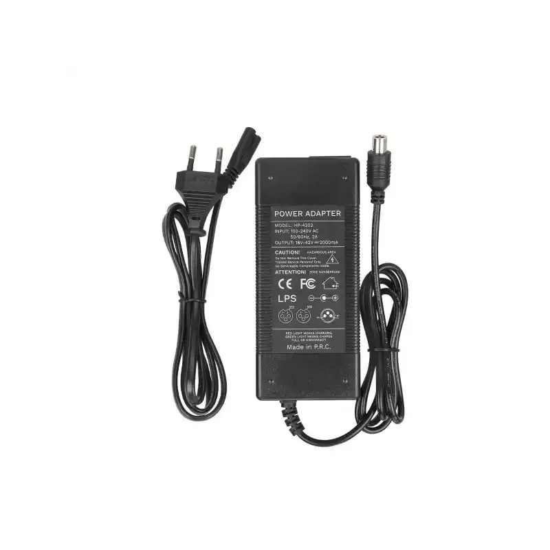 18V to 42V2A Charger with Mi Head EU Plug for Segway Ninebot ES1/ES2 Xiaomi M365 Pro Pro2 1S Electric Scooter Power Adapter 36V2A European Standard