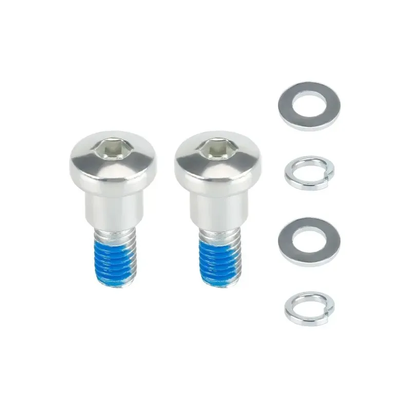 M365 Rear Wheel Screw (with Gasket) 2 Sets Electric Scooter Rear Wheel Fixed Bolt Screws Stainless Steel Fixed Screw Components for Xiaomi Mi M365 Electric Scooter