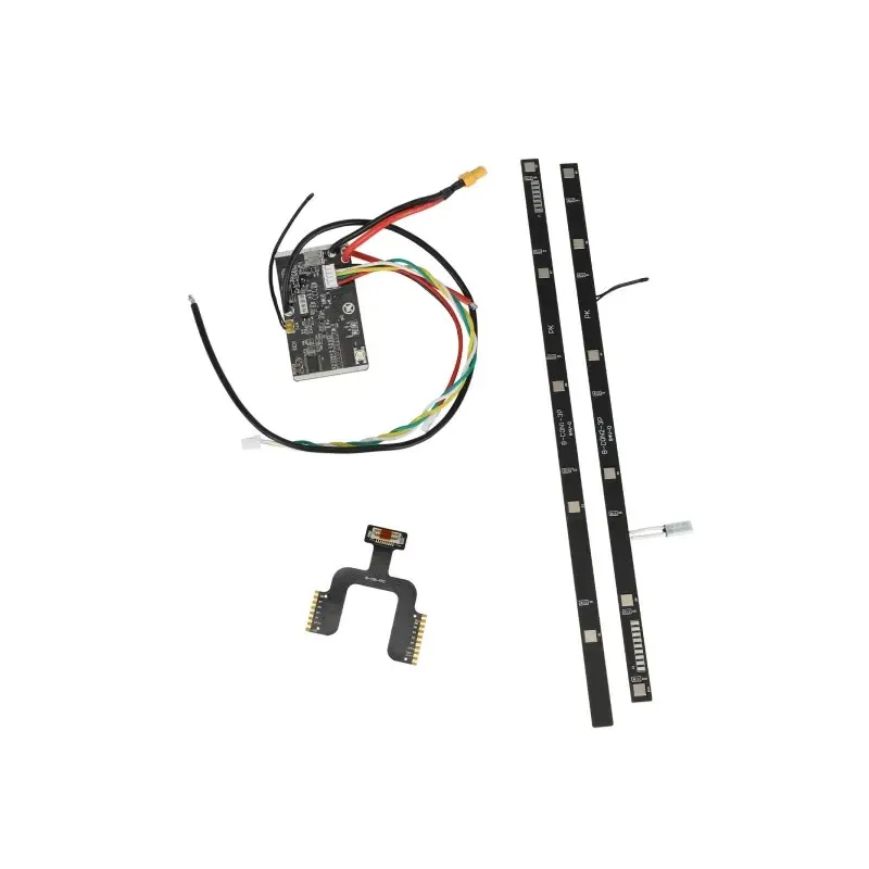 Xiaomi M365 Scooter BMS Board Side Board with 10 Wires and Soft Board Set BMS Circuit Board Controller Set Battery Dashboard Battery Management System with Overvoltage Charging Protection Chips Repair Batteries Protection Panel Partsset