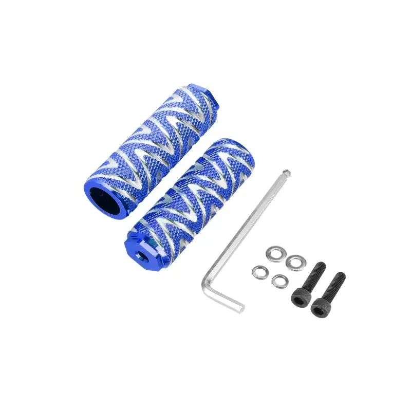 Blue Xiaomi Scooter Rear Pedal with Tools and Screws for Xiaomi M365 Pro Pro2 1S Electric Scooter Rear Pedal Scooter Manned Rear Pedal with Man Pedal Foot Pedal Aluminum Alloy Foot Pedal Safe Cycling Foot Pedal Outdoor Folding Foot Pedal