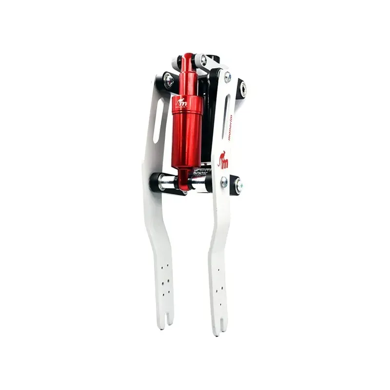 Monorim White Red V4 Front Shock Absorber V4 Monorim M0 Suspension Kit V4.0 for Xiaomi M365/Pro/Pro2/1S Dedicated 8.5 Inch 10 Inch Parts Accessories