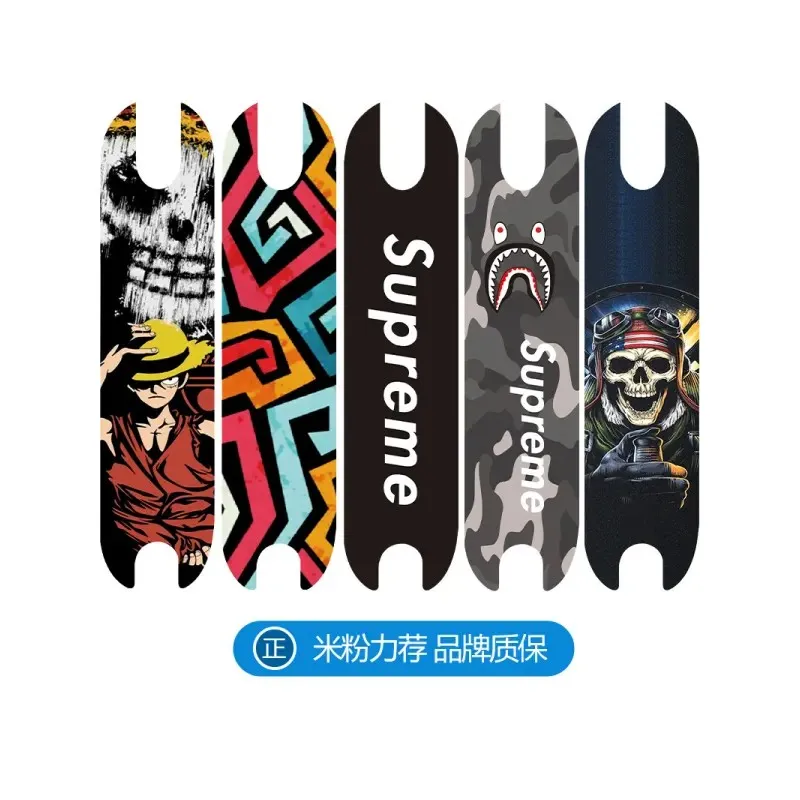 Foot Stickers for M365 Scooters Xiaomi Scooter Foot Stickers Waterproof Film Anti-Slip Pedal Stickers Pedal Stickers Frosted Pedal Personalized Trendy Brand Foot Pad