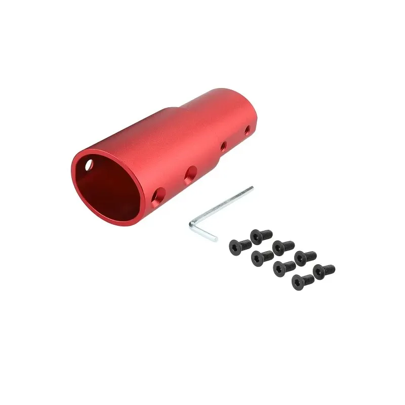 Red Extension rod of Pole Mi Scooter Pole Increaser M365 Pro Pro2 1S Extension Rod Extension Tube Height Increaser Beam Rod Gray Ulip Extension Rod with Cable of Pole Front Pole Extension Tube Aluminum Increased Height Electirc Scooter Extension Pole