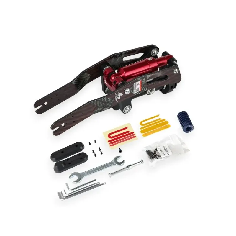 V5 Monorim M0 Suspension Kit v5.0 for XiaoMi m365/Pro/Pro2/1s Specially for 8.5inch 10inch Parts Accessories Monorim Front Suspension V5.0 For Xiaomi Electric Scooter M365 1s Essential Pro Pro 2 Mi3 4 Pro Fork Shock Absorber Kit Parts