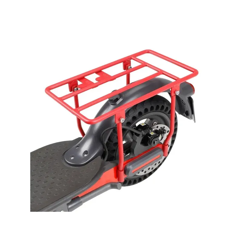 Ulip Red Folded Rear Rack Storage Shelf for Xiaomi M365 Pro PRO2 1S MI 3 Scooters Rack Rear Shelf E-Scooter Storage Compact Design Lightweight Additional Storag