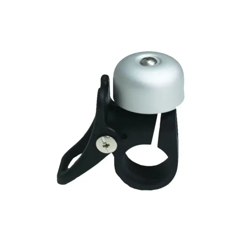 Silver Xiaomi Electric Scooter Bell With Folding Hook Kit m365 Horn Bell Xiaomi Electric Scooter Accessories Universal Aluminum Alloy Horn Ring For Electric Scooter Horn Ring with Quick Release Bracket Bell Accessories