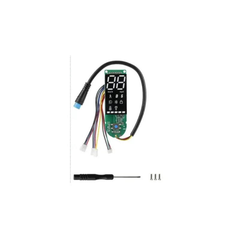 Xiaomi Kickscooter Circuit Board with 4 Plugs for Pro Pro2 1S Scooters for Xiaomi Pro Pro2 1S Scooters Electric Scooter 4 Wire Pro/Pro2/1S Dual Brake Scooter Bluetooth Control Instrument