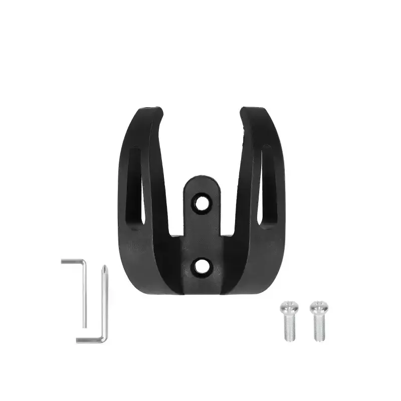 Black Nylon Double Hook For Xiaomi M365/Pro/1s Scooter Electric Scooter Front Hook Helmet Double Claw Bag Grip Handle Hook Front Hanger Hook Black Nylon Handbags Carrying Hook with tool Hook Spare Parts and Accessory