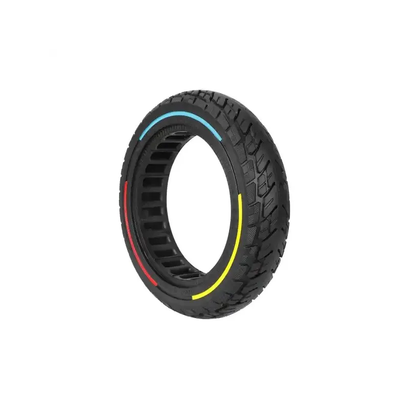 ULIP 10*2.125/250*54 Solid Tire with 3 Color Circles for Ninebot F20F25F30F40 and Xiaomi 4 Xiaomi 4 Lite 2nd Gen Scooter 10*2.125 Solid Tire 10*2.125-6.6 Tire 55/80-6.6 Tyre