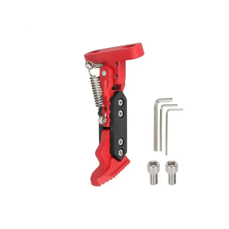 Ulip Red-Black adjustable kickstand for Xiaomi 4 4 Lite 4 Pro Ninebot F20 F30 F40 Electric Scooter Upgraded Foot Support Adjustable Parking Kickstand Part
