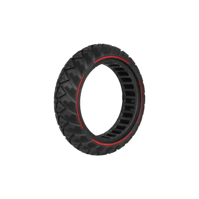 Ulip Black 8.1*2.0 Diamond Off-road Solid Tire with Red Circle for Xiaomi 4 Go/Ninebot E2 E2 Pro E2 Plus scooter Solid Tire Ulip 8.1 Inches 8.1x2.0 Off-road Solid Tire