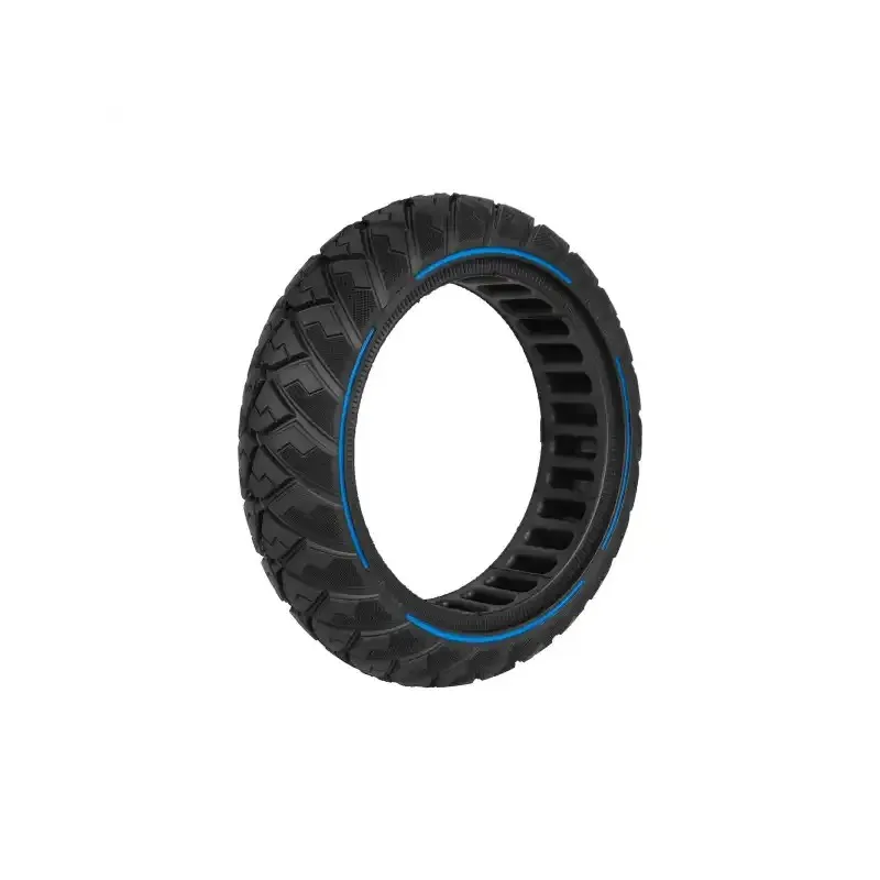 Ulip Black 8.1*2.0 Diamond Off-road Solid Tire with Blue Circle for Xiaomi 4 Go/Ninebot E2 E2 Pro E2 Plus scooter Solid Tire Ulip 8.1 Inches 8.1x2.0 Off-road Solid Tire