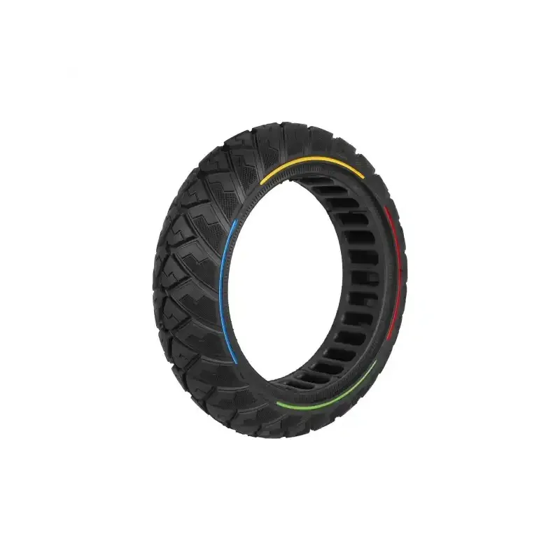 Ulip Black 8.1*2.0 Diamond Off-road Solid Tire with Four Color Circle for Xiaomi 4 Go/Ninebot E2 E2 Pro E2 Plus scooter Solid Tire Ulip 8.1 Inches 8.1x2.0 Off-road Solid Tire