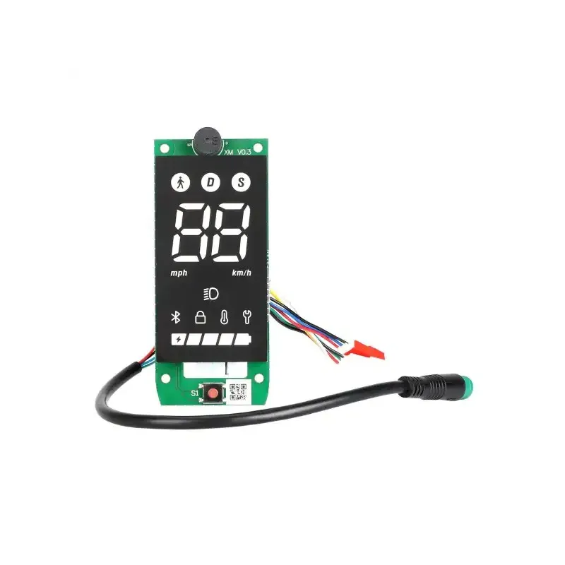 Original 25KM/H Dashboard BLE without Turning Light for Xiaomi 4 Lite 2nd Gen Electric Scooter Upgraded BT Circuit Board Display Assembly For Xiaomi 4 Lite 2nd Gen Scooter Replacement Accessories