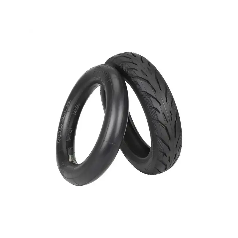 Yuanxing 10*2.125 Inner Tube and Tire for Segway F20 F25 F30 F40 Scooters Xiaomi 4 Lite 2nd Gen 10x2.125 Inner Tube Outer Tyre and 10 Inch Outer Wheel Inflation Inner Tube Part for Segway Ninebot F20 F25 F30 F40 E-Scooter