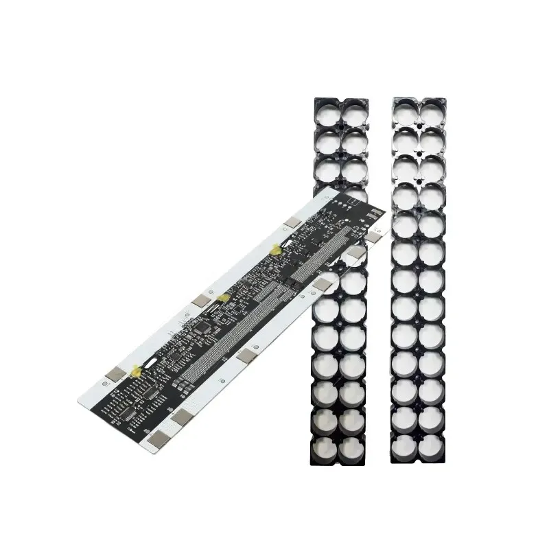 Battery BMS Protection Board Kit with Battery Plastic Decentralized Rack for Xiaomi 4 Lite 2nd Gen Electric Scooter Circuit Board Controller Battery Protection Control Board Repair Parts Element Decoration Case Cell Bracket