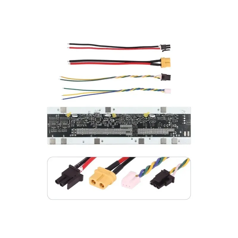 Battery BMS Protection Board with 10 Cables for Xiaomi 4 Lite 2nd Gen Electric Scooters Circuit Board Controller for Xiaomi 4 Lite 2nd Gen Electric Scooter Battery Protection Control Board Repair Parts
