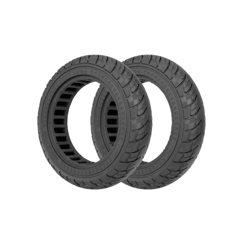 2 PCS Ulip Black 60/70-7.0 Solid Tire for Xiaomi 4 Pro Scooters 10 Inch 60/70-7.0 Off-Road Solid Tire without Inflation Puncture-proof Tyre For Xiaomi Mi 4 PRO 4 Pro Max Electric Scooter Tire Parts