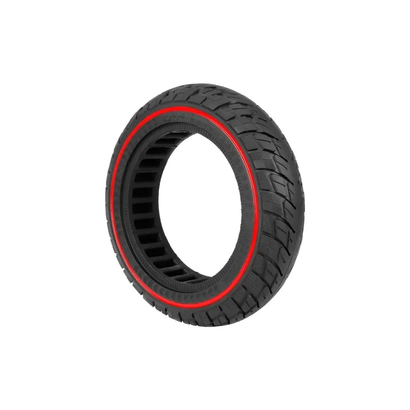 Ulip 60/70-7.0 Solid Tire with Red Circle for Xiaomi 4 Pro 4 Pro Max Scooters 10 Inch 60/70-7.0 Off-Road Solid Tire without Inflation Puncture-proof Tyre for Xiaomi Mi 4 PRO Tires Electric Scooter Parts