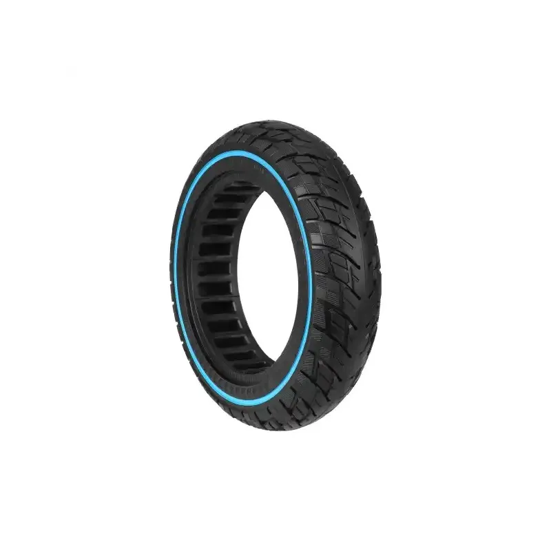 Ulip 60/70-7.0 Off road Solid Tire with Blue Line 10 inches Suitable for Xiaomi 4 Pro 4 Pro Max Electric Scooter Explosion proof Honeycomb Tire Components Off-Road Solid Tire without Inflation Puncture-proof Tyre