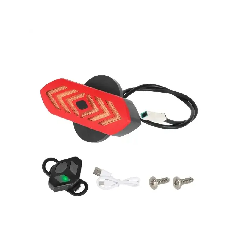 Ulip Turn Signal Taillight with Wire for Xiaomi 4 Pro Remote Control Charging Model Turn Tail Light Remote Control Charging Xiaomi 4 Pro Scooter with Wire Remote Control Turn Tail Light Xiaomi 4 Pro Universal Accessories