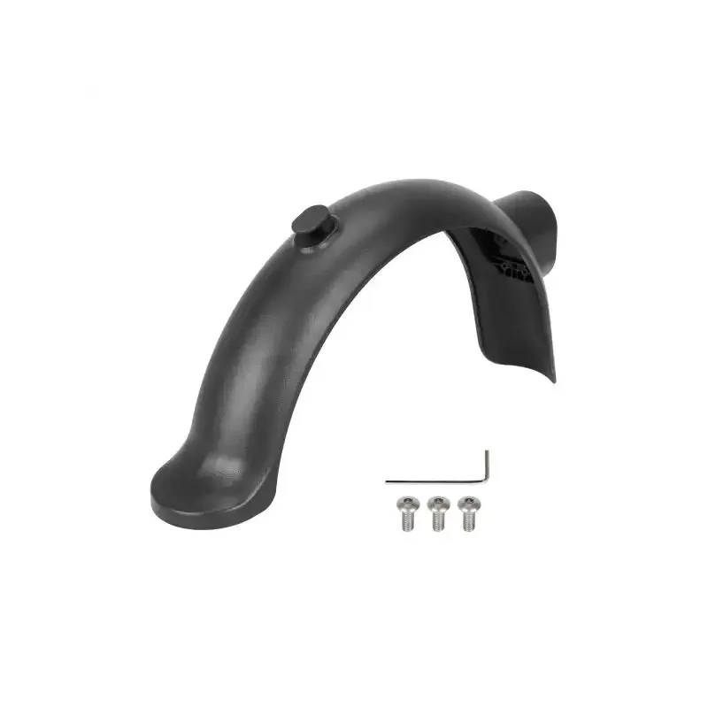 Black Rear Fender with Hook and Screws for Xiaomi 4 Pro Scooters For Xiaomi Electric Scooter 4 Pro Rear Wheel 4Pro Splash Proof ABS Plastic Parts
