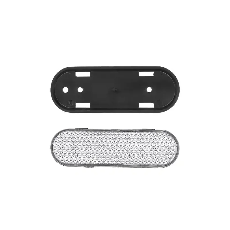 Front Body Bumper Stripe Reflective Strip for Xiaomi Mi 4 Pro Electric Kickscooter Front Tube Night Warning Safety ABS Reflector Strips Accessory