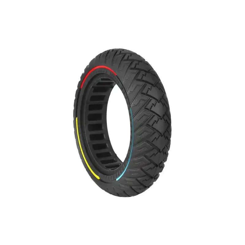 Ulip 250*64 Off-road Solid Tire with Three Colors Circle 10 Inch 250X64 Off-Road Solid Tire For Xiaomi Mi4 Ultra/NAVEE S65C Electric Scooter Non-pneumatic Tubeless Tyre Partsand the same size as 10*2.3-6.5 Solid Tyre