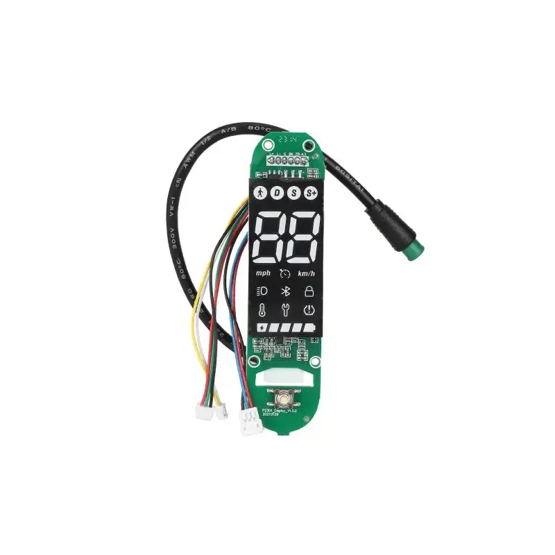 Kickscooter Circuit Board for Xiaomi 4 Ultra Scooters Dashboard Display for Xiaomi Mi4 Ultra Electric Scooter Panel Instrument Display Circuit Board Replacement Accessories Parts