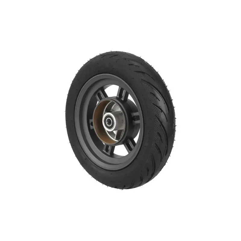 Original 10 Inch Xiaomi Elite Scooter Wheel with Hub and YUANXING 60/70-6.5 Tubeless Tire for Xiaomi Elite Electric Scooter Rim with YUANXING 60/70-6.5 Tubeless Tire Replacement Kit 10 Inch Tubeless Tire Vacuum Tire