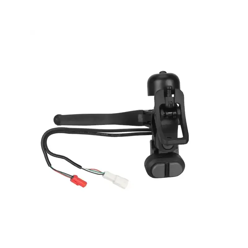 Left Clutch Brake Lever with Bell and Switch for Turning Light for Xiaomi Elite Electric Scooter Brake Handle Brake Handle Parts Xiaomi Scooter Part Left Brake Lever