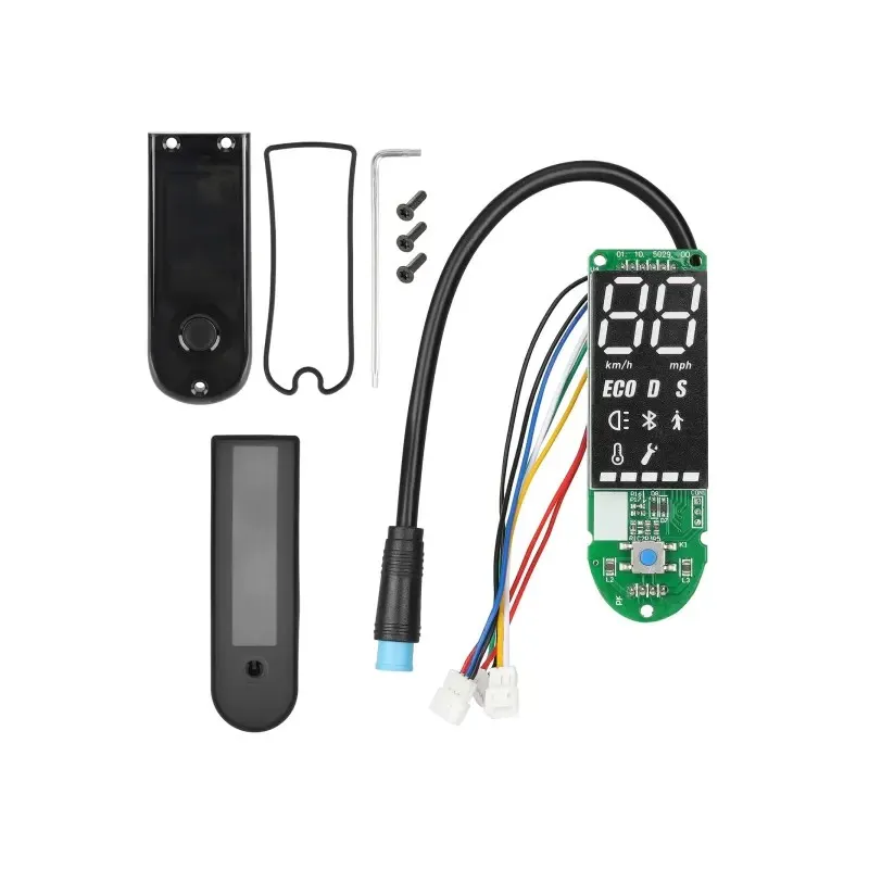 Ninebot G30 Max Bluetooth Board + G30 Switch Panel + Screws + Tools + Black Silicone Display Cover G30 Max Electric Scooter Bluetooth Board Segway Ninebot G30 Electric Scooter Instrument Display Board Dashboard