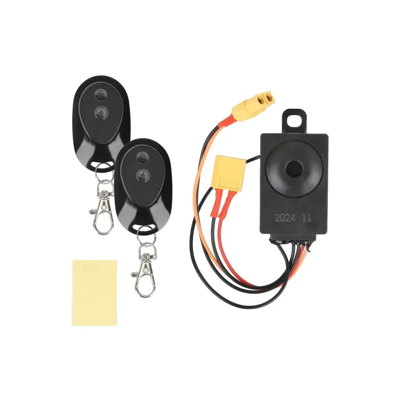 Black Ninebot G30 Max Anti-theft Device (XT60) Compatible with Max G30 G30D Series Electric Scooter 36-55V 115db Anti-theft Alarm Device for Ninebot Max G30 G30D High Decibel