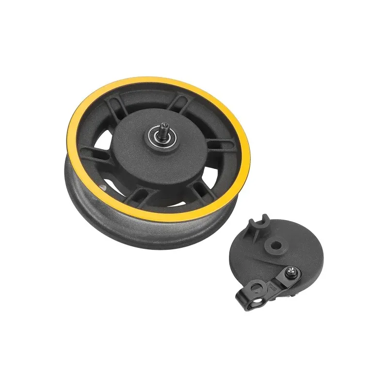 Max G30 Front Wheel Hub For Ninebot Max G30D G30LP Kickscooter With Motor Drum Brake Aluminum Alloy Assembly Accessories Parts Max G30 Electric Scooter 10 Inch Front Wheel Hub with Drum Brake Cover Assembly Accessories G30 Scooter Front Wheel Steel Rim