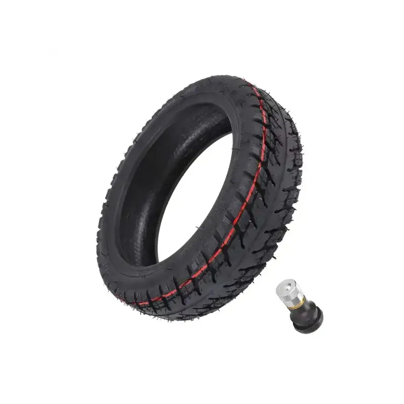 Ulip 60/70-6.5 Off Road Tubeless Tire with Valve 10inch 60/70-6.5 Electric Scooter Off-Road Tubeless Tires With Gas Nozzle For Ninebot Max G30 Electric Scooter Replace Accessory