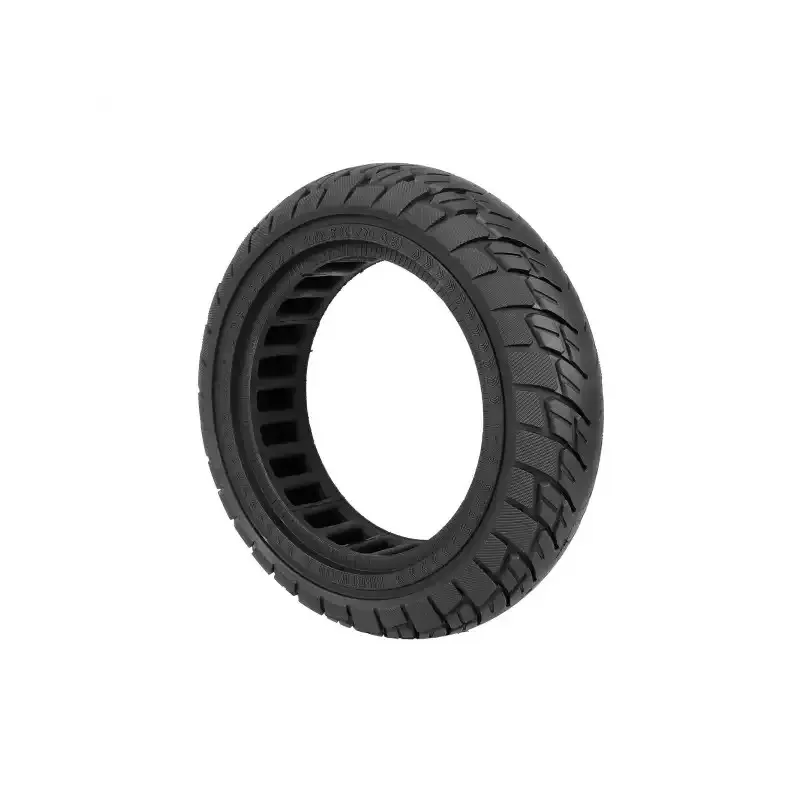 Black Ulip 10*2.5 60/70-6.5 Off-road Solid Tire with 45mm Slot Ulip 10*2.5 Honeycomb Explosion-proof Tires for Ninebot Max G30 G30D G30LP F2 F2 PRO F2 PLUS Electric Scooter 60/70-6.5 Solid Parts