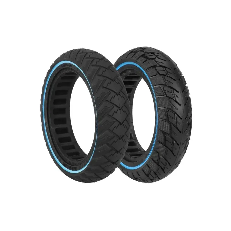 Ulip 60/65-6.9 Blue Line Airfoil Off-Road Solid Tire + Ulip 10*2.5 (60/70-6.5) Blue Line Off-Road Solid Tire (45 Slot) for Ninebot MAX G30 G30P G30LE G30LP Electric Scooter Parts 60/70-6.5 Electric Scooter 60/70-6.5 Solid Parts