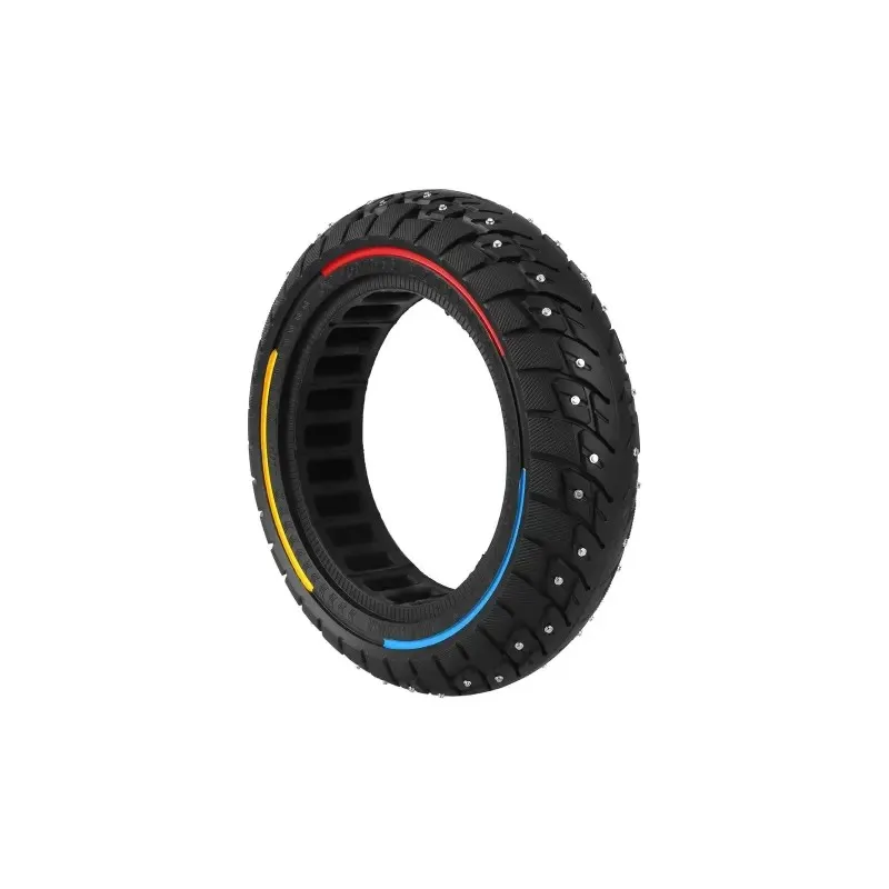 Ulip 10*2.5 60/70-6.5 Solid Tire with Three Colours Circle Anti Slip Screws and 45mm Slot for Max G30 Scooters Ulip 10*2.5 Honeycomb Explosion-proof Tires Max G30 G30D G30LP F2 F2 PRO F2 PLUS Electric Scooter 60/70-6.5 Solid Parts