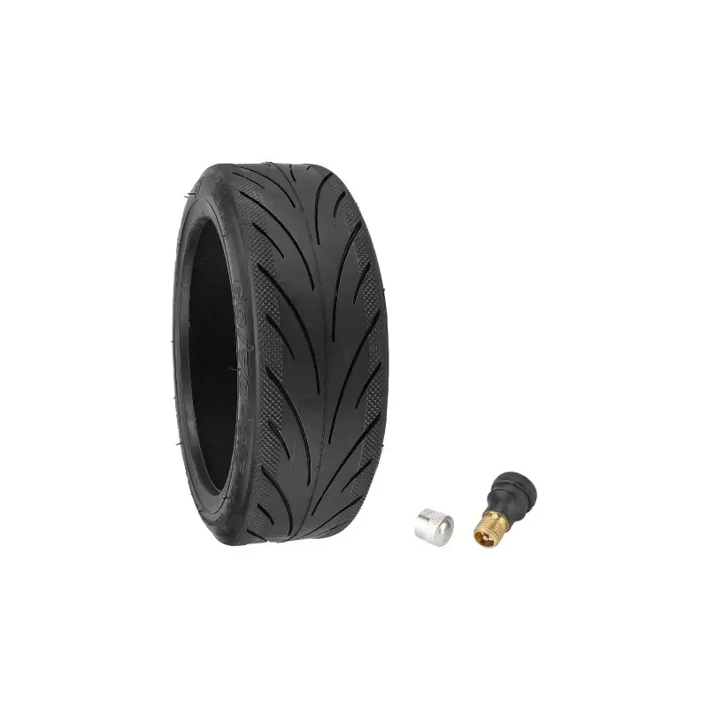 Wanda 60/70-6.5 Tubeless Tire with Air Nozzle 10 Inch Ninebot Max G30/G30E/G30LP Electric Scooter Widened and Thickened Tubeless Tire Tubeless Pneumatic Rubber Tires