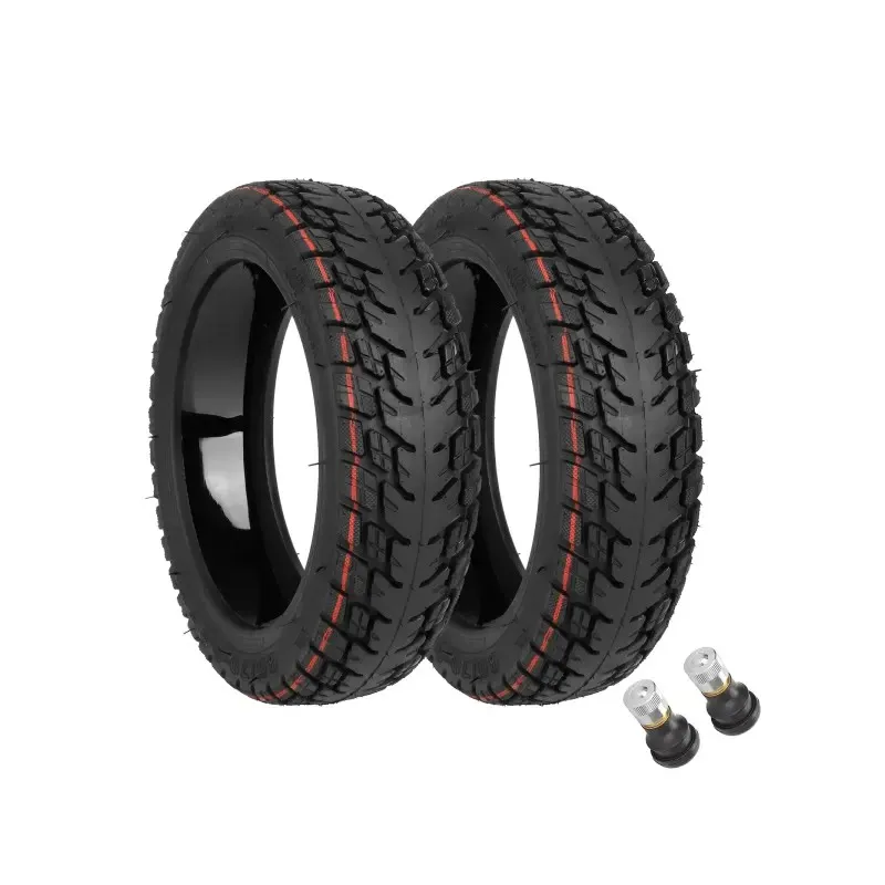 Ulip 60/70-6.5 Self-repairing Off Road Tubeless Tire with Goo and Valve 2 Sets for Segway Ninebot Max G30/G30D/G30D 2/G30E/G30E2/G30P/G30LP Scooters Self-Healing Jelly Off-Road Vacuum Tyre 10 Inch 60/70-6.5 Explosion-Proof Tubeless Tire with Gel