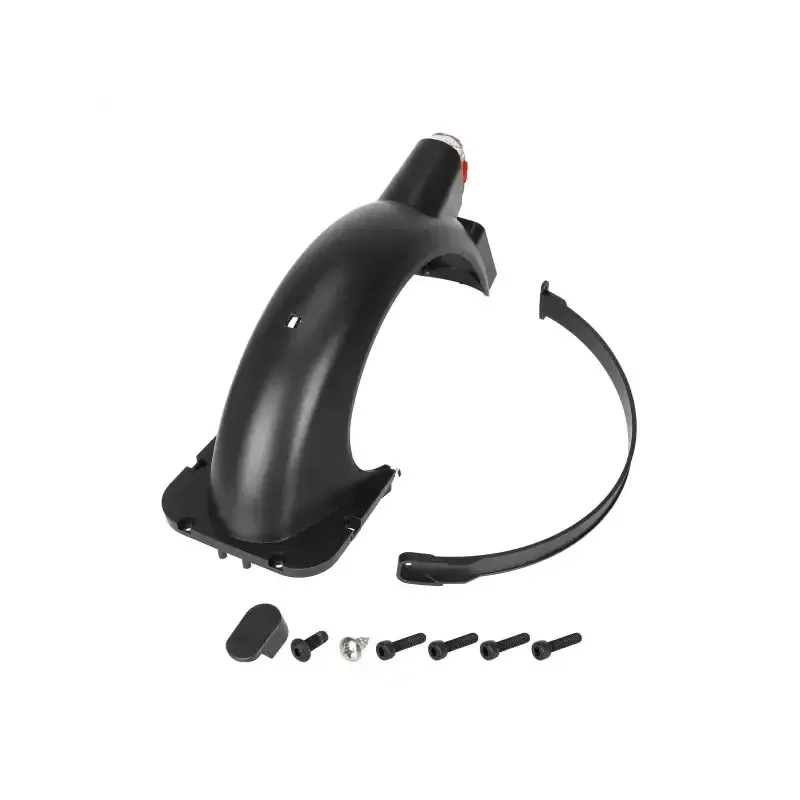 Rear Fender Mudguard with Taillight For Ninebot MAX G30 G30D Electric Scooter Rear Wheel Mudguard Electric Scooter Replacement Parts