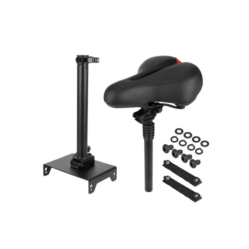 Black Seat for Segway Max G30 Series Scooters with Big Saddle Seats Folding Seats Retractable Cushion Seat for NINEBOT MAX G30 Electric Scooter KickScooter Adjustable Height Parts