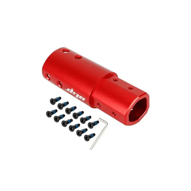 Ulip Red Extension Rod of Pole for Max G30 Series Scooters Front Pole Extension Tube Aluminum Increased Height Electirc Scooter Extension Pole For Segway Ninebot Max G30 G30D G30LP Part
