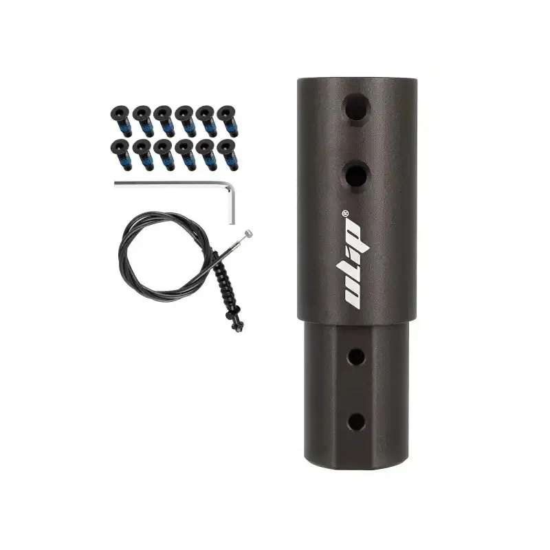 Gray Ulip Extension Rod with Cable of Pole for Max G30 Series Scooters Front Pole Extension Tube Aluminum Increased Height Electirc Scooter Extension Pole For Segway Ninebot Max G30 G30D G30LP Part