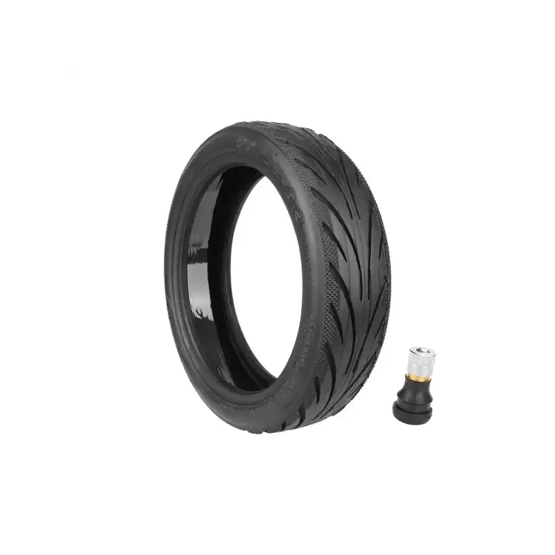 Yuanxing Self-repairing 60/65-6.9 Tubeless Tire with Goo Glue Gel and Valve Self-healing Electric Scooter Tires 60/65-6.9 Tubeless Vacuum Tyre for Ninebot MAX G2 Non-slip Wear Resistant Tire Part