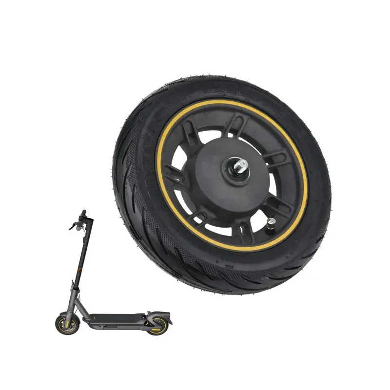 Original Ninebot Max G2 Front Wheel Assembly 10 Inch Wheel Hub with Tire Integrated 60/70-6.5 Tubeless Tire Front Wheel Replacement Parts for Ninebot Max G2 Electric Scooter