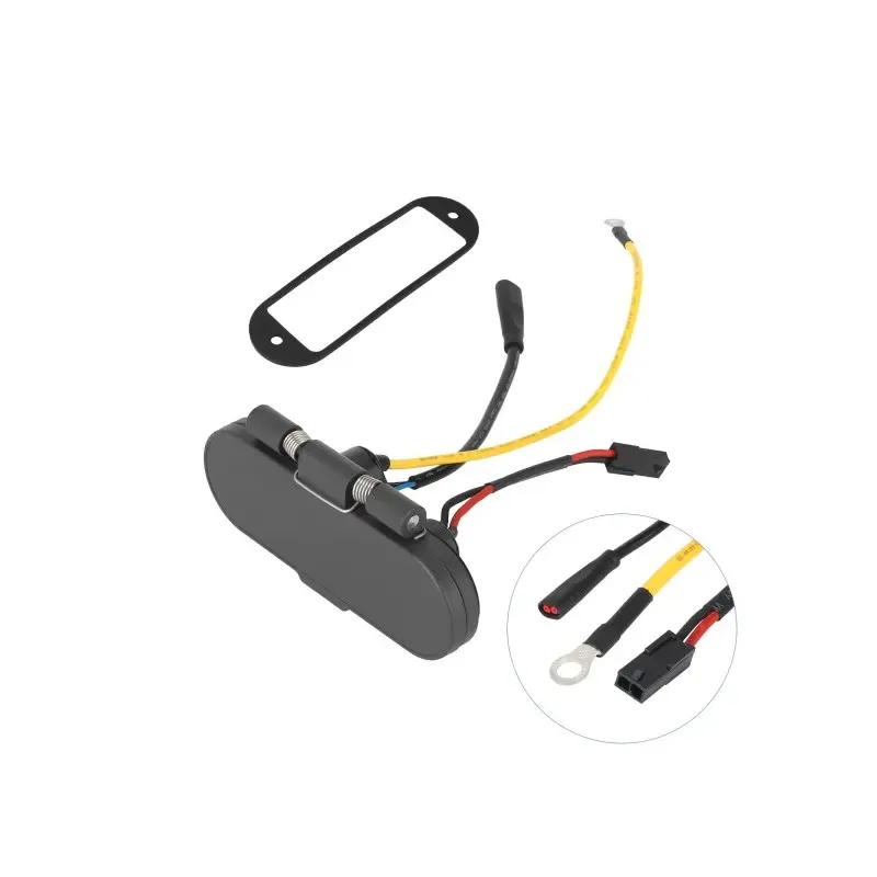Original Segway Ninebot MAX G2/G65 Charging Base Ninebot Max G2 G65 Electric Scooter Charging Port Cover Waterproof Charging Port Base Interface Protection Base Original Waterproof Charging Port Base